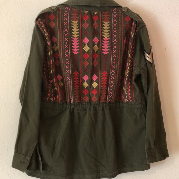 Summer of Love Army jacket sz Medium & Small Petite New! - Picture 11 of 15